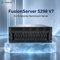 Konfigurasi FusionServer 5298 V7 4U RAM SSD HDD Mendukung Server Rak-mount