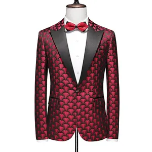 Costume pour homme, veste d'affaires, robe de performance sur scène, vêtements d'occasion, vente en gros, personnalisation