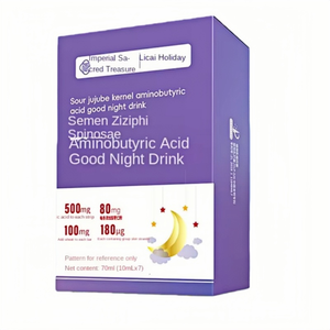 Poudre instantanée de GABA à base de graines de datte, acide aminobutyrique, substitut de théanine, vitamine <span class=keywords><strong>B6</strong></span>, suppléments à base de plantes pour la croissance des cheveux - Product Image 1