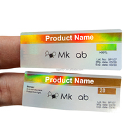 Étiquettes holographiques personnalisées imprimées au laser pour flacons de 10 ml, rouleaux d'étiquettes pour bouteilles, emballages, étiquettes et boîtes pour flacons de 10 ml, marque VS-184