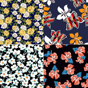 Tela <span class=keywords><strong>de</strong></span> rayón con estampado floral para vestidos, tejido <span class=keywords><strong>de</strong></span> viscosa 100%, chales, venta al por mayor - Product Image 4