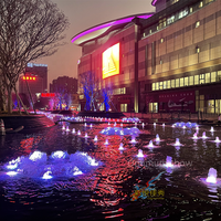 Pertunjukan Air Mancur Wangfujing Proyek Cina, Air Mancur Menari Musikal Besar, Lampu Air Mancur DMX Taman Luar Ruangan