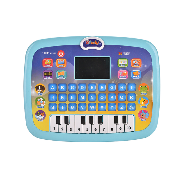 Multifunctional Learning Education Laptop for Toddlers - Preschool Learning Tablet with Audio & Point Reading Machine,