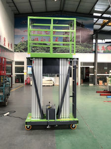 Échelle de plate-forme de travail aérien de levage électrique hydraulique de double colonne de 14m - Product Image 3