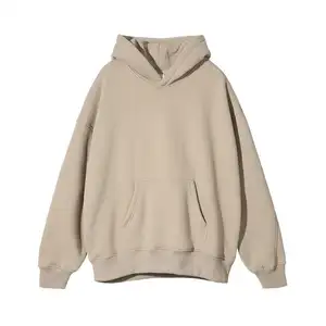 RUIQUWIN personalizado de alta calidad francés Terry Sudadera con capucha de gran tamaño Unisex recortada Top hombres alto peso bordado sudaderas con capucha