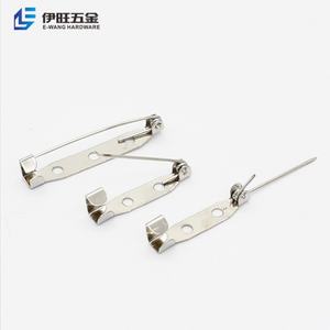 เข็มกลัดนิรภัยโลหะสีนิกเกิลดีไซน์เรียบง่ายจาก YIWANG สำหรับติดป้าย - Product Image 3