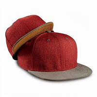 Casquette de golf premium pour jeunes, calotte texturée, visière contrastante, tenue d'équipe junior, tenue de tournoi, style urbain, entraînement, casquette unisexe