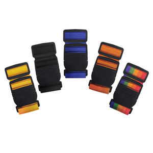 <span class=keywords><strong>Sangle</strong></span> à bagages réglable multicolore personnalisée serrure de voyage <span class=keywords><strong>valise</strong></span> à bagages fournitures de voyage corde à bagages groupée - Product Image 3