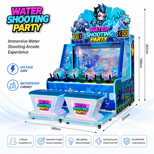 Machine <span class=keywords><strong>de</strong></span> <span class=keywords><strong>jeu</strong></span> vidéo <span class=keywords><strong>de</strong></span> tir aquatique pour 4 joueurs avec écran <span class=keywords><strong>de</strong></span> 65 pouces, <span class=keywords><strong>jeu</strong></span> <span class=keywords><strong>de</strong></span> tir au pistolet à eau avec cabinet étanche - Product Image 6