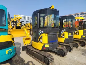 Sử dụng mini máy xúc pc35 KOMATSU pc30 máy xây dựng thấp giờ làm việc 3ton gốc Nhật Bản secondhand Digger, earthmove