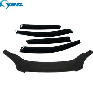 อุปกรณ์เสริม YCSUNZ สำหรับรถยนต์ CRV แผ่นกันฝนอะคริลิคสีดำ ป้องกันแมลง ฝากระโปรงหน้า บังแดดประตู สำหรับรถยนต์ฮอนด้า ซีอาร์วี ปี 2007-2011 - Product Image 2