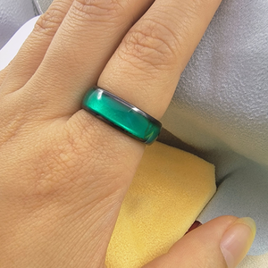 White NTAG216 Smart NFC <b>Ring</b> <b>Ceramic</b> Bangle Bracelet Smooth Round Passive RFID Tag Programmable for Access Glow in the Dark <b>Ring</b> - Product Image 6