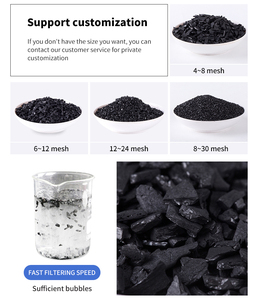 Gránulos de Carbón Activado con Alto Contenido de Yodo para Tratamiento de Agua y Recuperación de Oro, Agente Auxiliar Químico para Refinación - Product Image 5