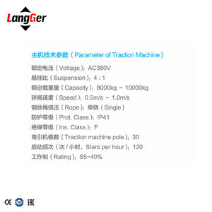 <span class=keywords><strong>Precio</strong></span> de la máquina de tracción sin engranajes Langger Torin, engranaje de elevación, <span class=keywords><strong>Motor</strong></span> de elevador de pasajeros eléctrico residencial con <span class=keywords><strong>precio</strong></span> de fábrica - Product Image 2