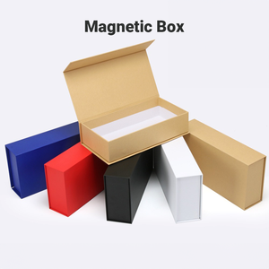 Tùy Chỉnh In Cao Cấp Sang Trọng Tùy Chọn Màu Sắc Có Thể Tái Chế Giấy Các Tông Dày Gấp Từ Đóng Cửa Hộp Quà Tặng - Product Image 4