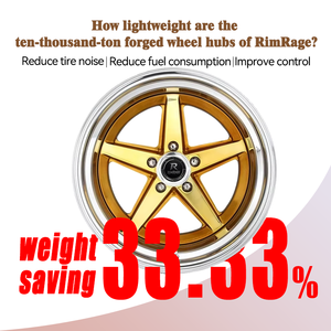 Jantes forgées concave or poli Jantes 3 pièces Deep Dish Jantes en alliage de 18 à 26 pouces pour Benz BMW E46 C8 5x120 5x130 5x114.3 - Product Image 2