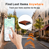 Traceur de localisation portable intelligent sans fil étanche YG-AT03-PE pour clés, compatible iOS et Android, mini dispositif anti-perte