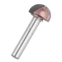 Alat Ukir Komputer CNC TideWay 6mm, Mata Bor Karbida Bulat untuk Mesin Pemotong Kayu