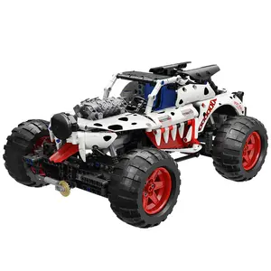 2023 Venta caliente MOYU MY88006 camión monstruo dálmata modelo de bloques de construcción coche juguetes para niños