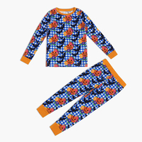 Ensemble de pyjamas d'Halloween assortis pour la famille, imprimé citrouille, manches longues, vêtements de nuit pour enfants, costume de cosplay mère-fille, ensemble pour filles