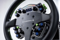 Volant CAMMUS GT2 avec panneau en fibre de carbone, volant multifonctionnel filaire, contrôleur de jeu