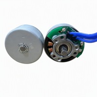Motor BL3520W de CC sin escobillas de rotor externo, 7.4V, alto torque, clasificación IP54, 5600 RPM, para pistola de masaje de tejido profundo y fascia.
