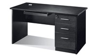 Bureau en bois au design simple, bureau d'ordinateur, table d'ordinateur