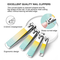 Set Perlengkapan Manikur 18 in 1 Terlaris, Pemotong Kuku Baja Anti Karat, Perawatan Pedikur, Kit Perawatan Salon dengan Kotak Mewah
