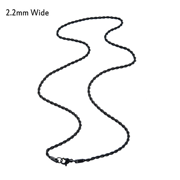 2.2mm Wide Black