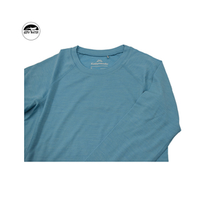 Camiseta Interior <span class=keywords><strong>Térmica</strong></span> GECKO MASTER 100% <span class=keywords><strong>Lana</strong></span> <span class=keywords><strong>Merino</strong></span> para <span class=keywords><strong>Mujer</strong></span>, Transpirable, Ecológica, de Secado Rápido para Invierno/Otoño - Product Image 3