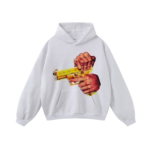 Sudadera con Capucha Vintage para Hombre, Estilo Retro Americano, Invierno 2025, Estampado de Personajes, Talla Grande, Lavada, Estilo Antiguo - Product Image 6