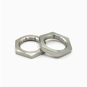 Écrous hexagonaux en acier inoxydable 316 LeGood, filetage M12-1.75, taille de clé 20.6mm, épaisseur 12.1mm, grade 10.9/12.9, finition brute - Product Image 1