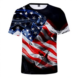 T-shirt à manches courtes pour homme, imprimé par sublimation, 100% polyester, col rond, coupe décontractée, motif photo, tissu tricoté - Product Image 1