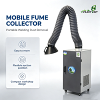 Collecteur de fumées de soudage à bras unique haute aspiration 3,0 kW avec filtres de remplacement
