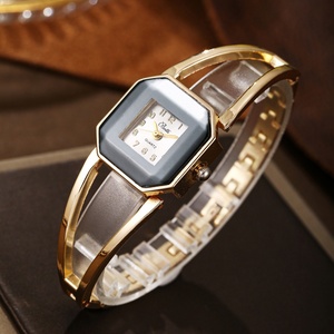 2025 New Cross-Border Fashion Women's Quartz Watch Square Korean Style Alloy Square <b>Bangle</b> Watch in Stock Dropshipping - Product Image 3