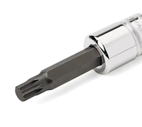 T10 T20 T30 T40 T45 T50 T55 Outil de douille Torx Cr-v 1/2 "3/8" Outil de réparation de voiture à entraînement carré à cliquet