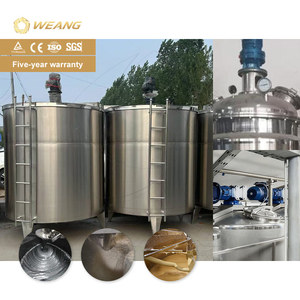 Tanque de Mezcla de Acero Inoxidable de Grado Alimenticio para Salsa de Tomate, con Calentamiento a Vapor, Eléctrico o a <span class=keywords><strong>Gas</strong></span>, de Tapa Abierta - Product Image 6