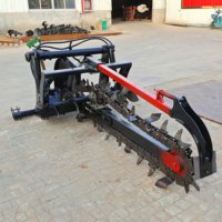 Envío Gratis: Nuevas Cadenas Excavadoras y Zanjadoras de 3 Puntos para Tractores Agrícolas, Ideales para Terrenos Rocosos, en Venta