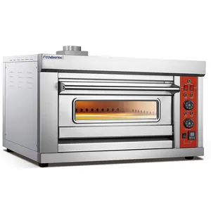 Gas Steamer Oven 1-Deck 1-Tray Electric Fermentation With Baking Industrial Bread Baking Oven Electric Deck Oven