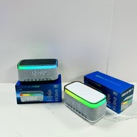 Wekker 15W Draadloze Oplader Speaker Met Kleurrijke Nachtlampje Draadloze Witte Ruis Geluid Mobiele Telefoon Oplader