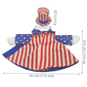Directo de Fábrica, Personalizado OEM/ODM, Decoración para Porche - Día de la Independencia Americana, Adorno de Ganso - Product Image 5