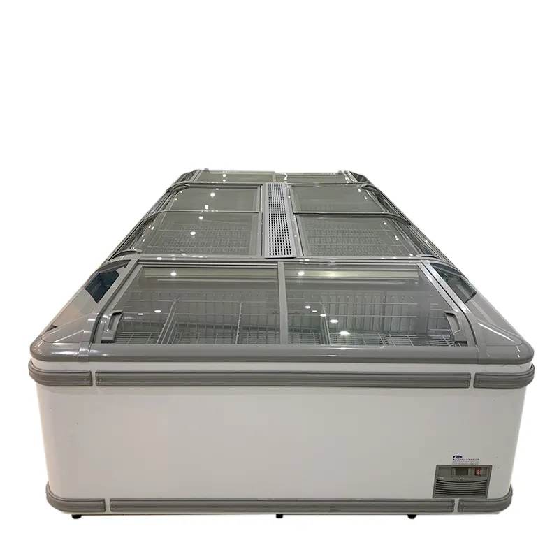 wholesale supermarket refrigeration equipment display island freezer