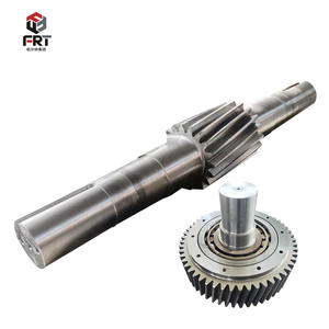 Luoyang CNC Fresadora de pórtico de cuatro ejes para mecanizado de ejes de engranajes helicoidales de módulo grande no estándar y componentes de eje escalonado - Product Image 1