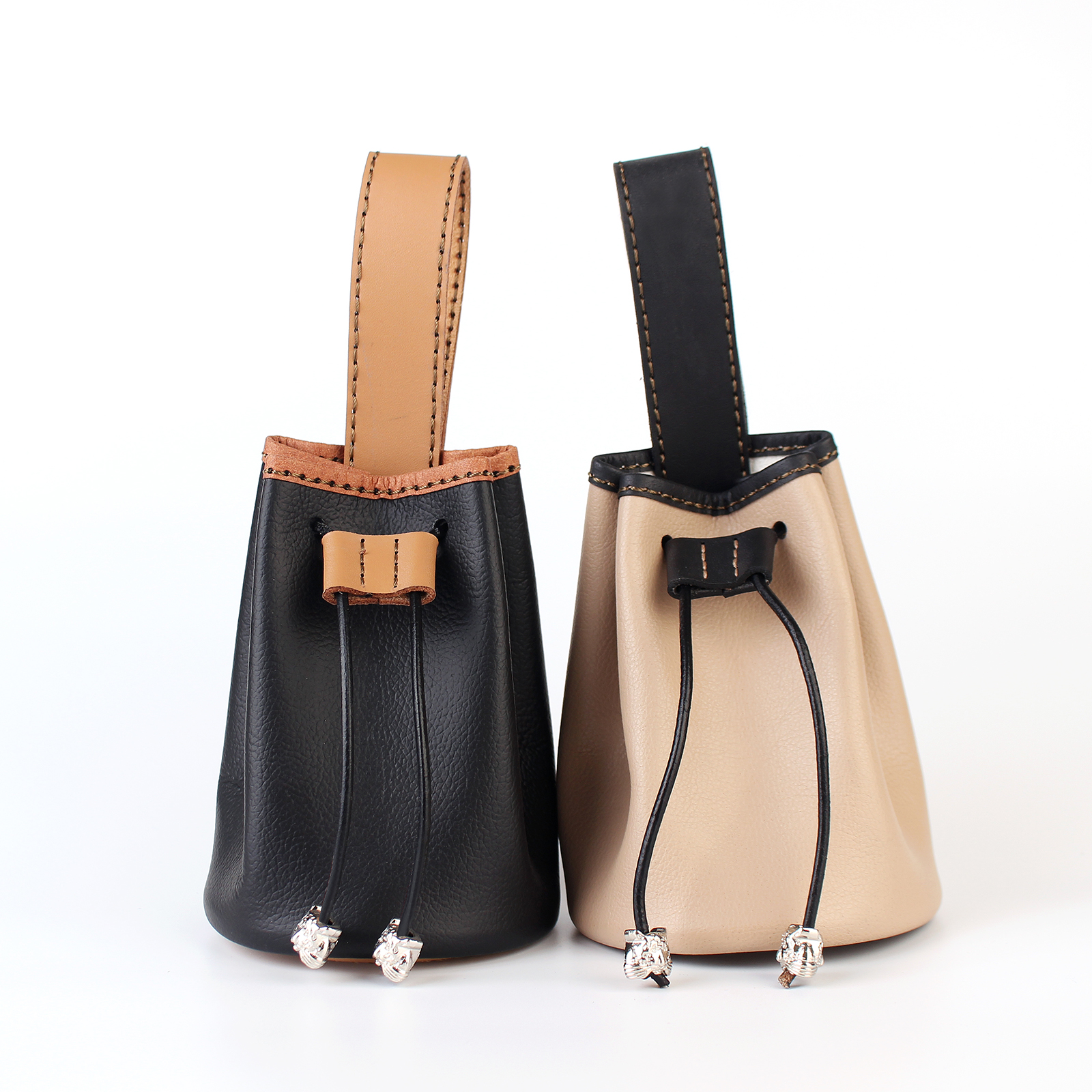 Суперволоконный кожаный бочонок, ковш в форме шара, портативная вместительная сумка для хранения, удобные аксессуары для рогатки