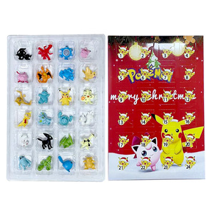 24Pcs Poke Mon <span class=keywords><strong>Advent</strong></span> Lịch Giáng Sinh Mù Hộp Poke Mon Giáng Sinh Lịch Hộp Anime Pika Chu Bí Ẩn Hộp Cho Trẻ Em Trẻ Em - Product Image 3
