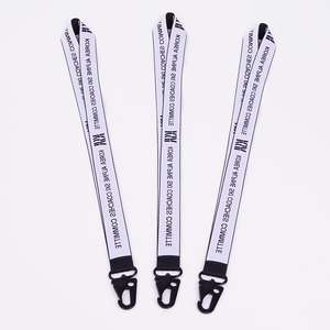 Nhà Sản Xuất Tùy Chỉnh In Logo Polyester Keychain Dây Buộc PVC Silicone Thăng Hoa Điện Thoại Cổ Dây Đeo Không Có Tối Thiểu Đặt Hàng - Product Image 1