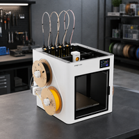 Imprimante 3D Snapmaker U1, système FDM multi-couleurs à 4 têtes d'impression, volume d'impression 270x270x270mm
