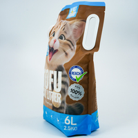 Litière pour chat de haute qualité OK pet, sans poussière, haute absorption, désodorisation longue durée, litière pour chat au tofu pour les grossistes en animaux de compagnie