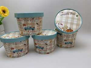 Bol et gobelet en papier jetables de style esthétique pour plats à emporter, avec couvercle auto-adhésif double film imperméable et écologique, fournis par les fabricants - Product Image 4