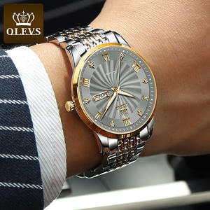 OLEVS 6630 montre de luxe mécanique <span class=keywords><strong>calendrier</strong></span> de Phase de lune montre mécanique à Tourbillon automatique de haute qualité pour homme - Product Image 2